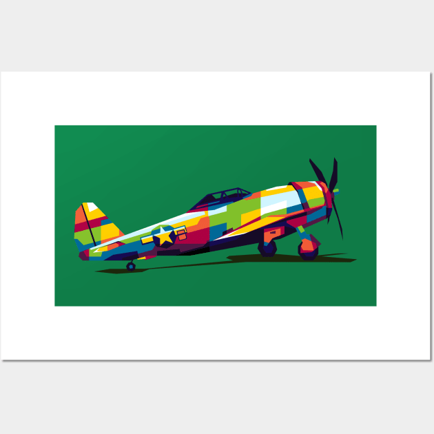 P-47 Thunderbolt Wall Art by wpaprint